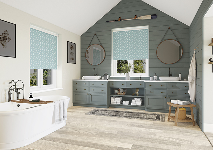 Periwinkle, Aqua - Twist&Fit Roller Blind - Image 7